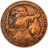 Dice Coins - d20 Female Druid